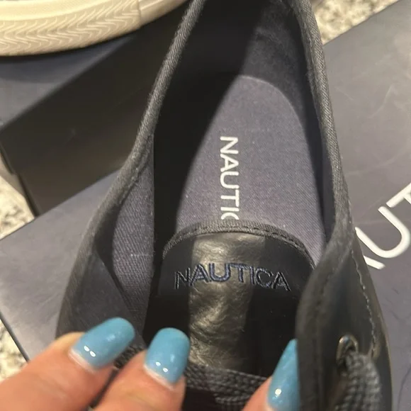 EUC Men’s Lace Oxford in brown or navy-size 12 - Picture 5 of 14